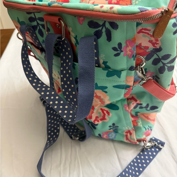 BNWT Matilda Jane Floral Convertible Backpack Diaper Bag - Picture 3 of 16
